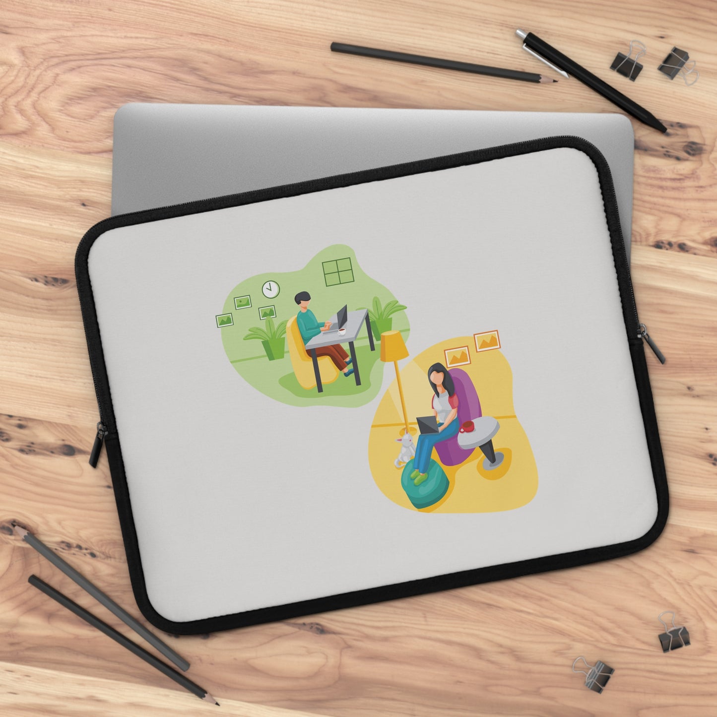 Work From Home Mood | Laptop Sleeve | Protect Your Laptop, Keep the Inspiration Alive