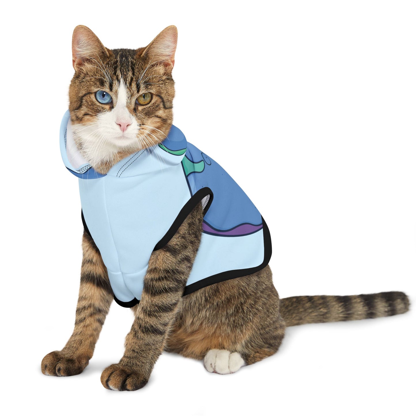 Cool Earth With Glasses | Ful & Trendy Pet Hoodie