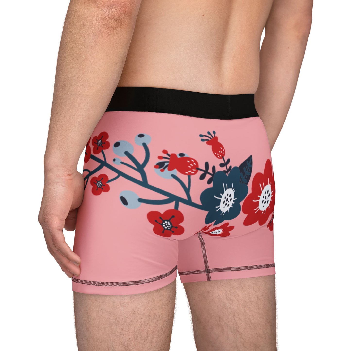 Floral Frame Mood | Artistic Floral Frame Men’s Boxers