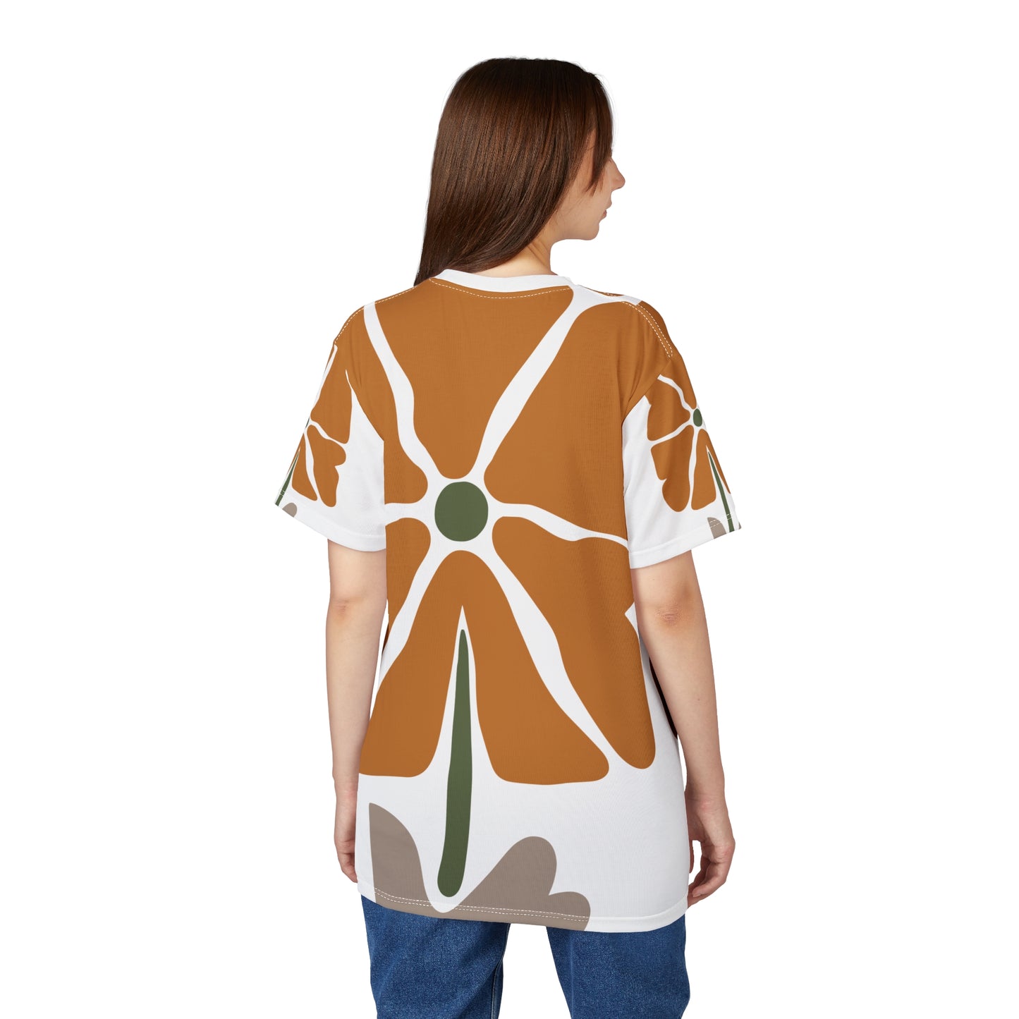 “Floral Whisper” Unisex Tee | Minimal Art in Motion