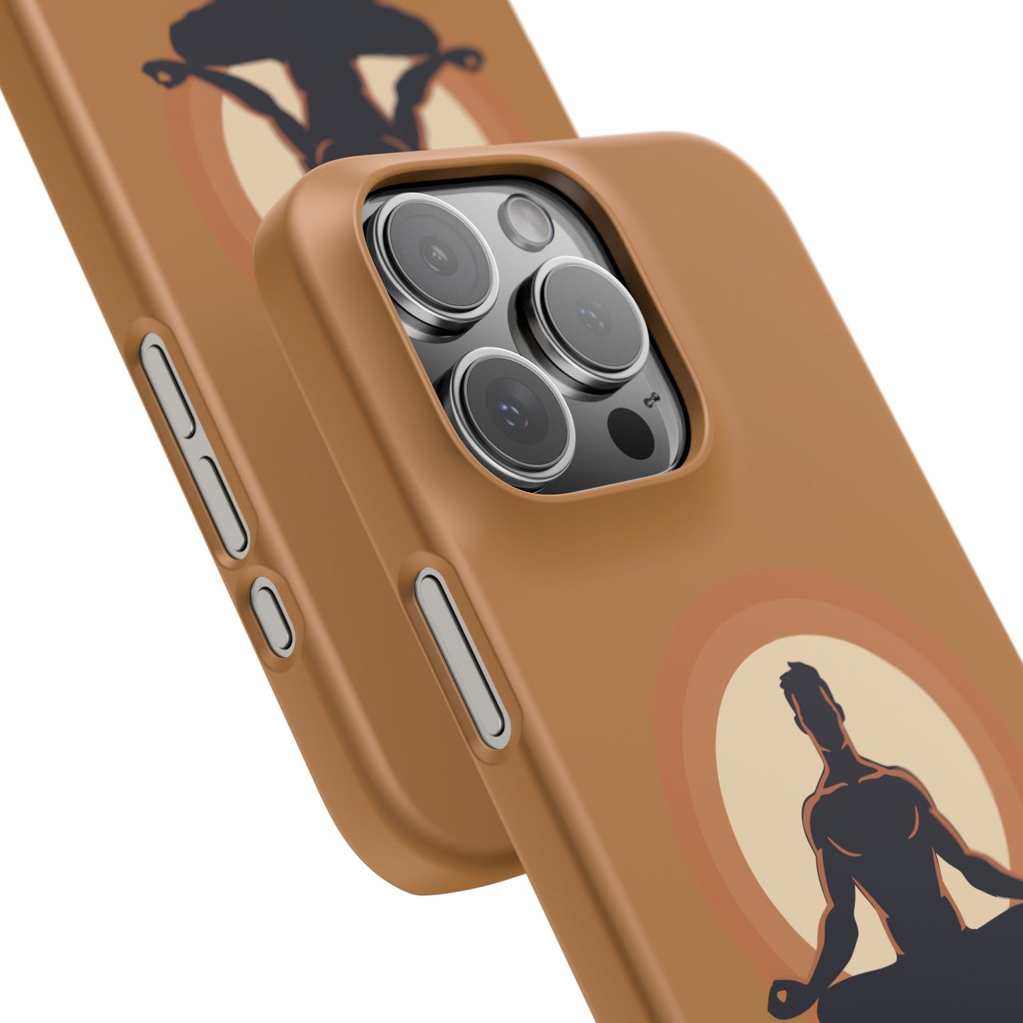 “Stillness” Phone Case | Meditative Lotus Pose Design