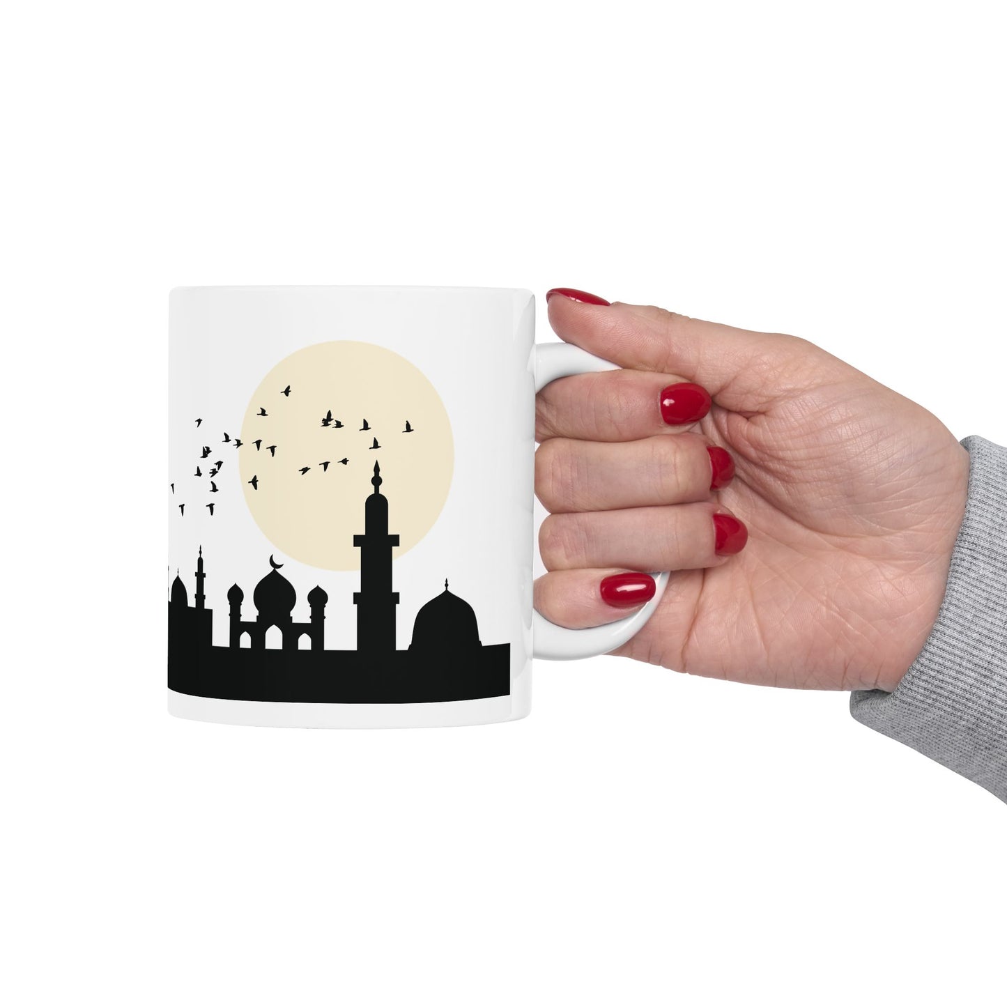 Sunset Mosque Mug | Elegant Serenity