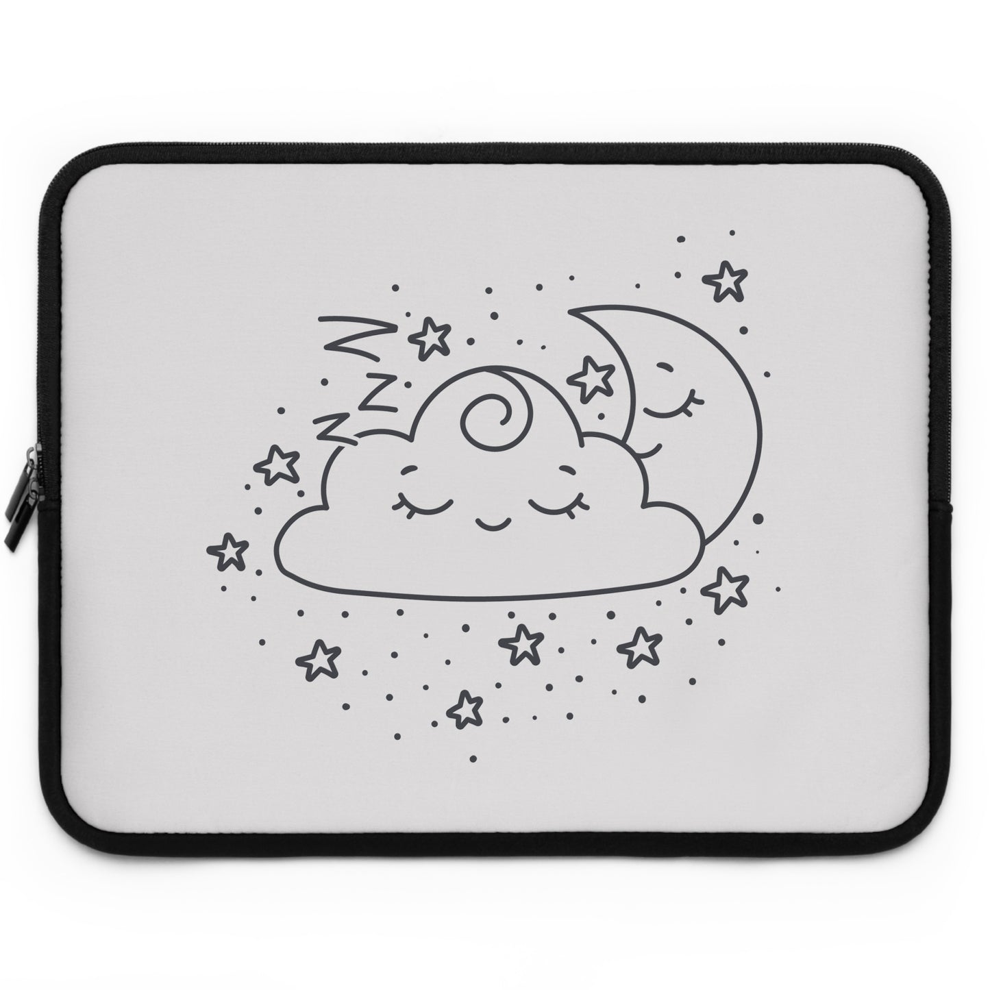 Moon & Star Night Laptop Sleeve | Dreamy Night Sky Design for Stylish Laptop Protection