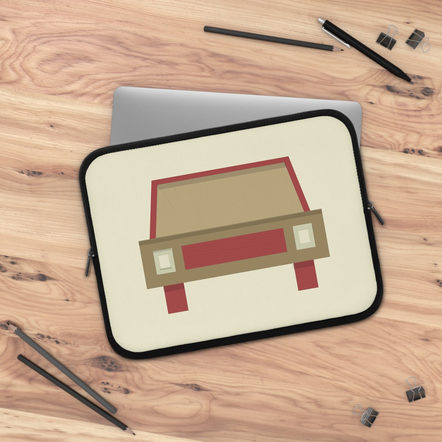 Cargo Sketch Motion | Industrial Truck Sketch Laptop Sleeve