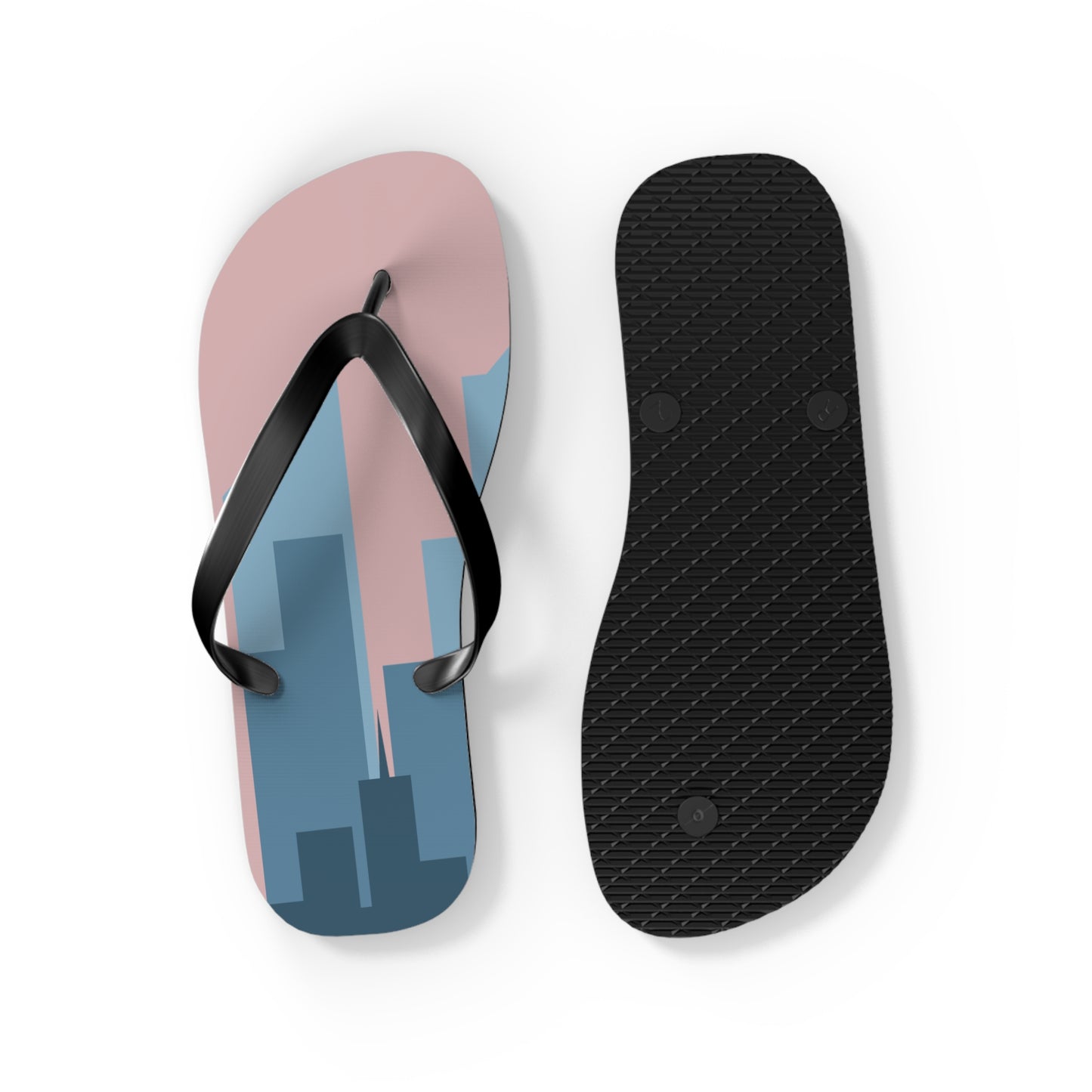 Urban Flip-Flops | 2D City Building Design | Bold Style in Every Step