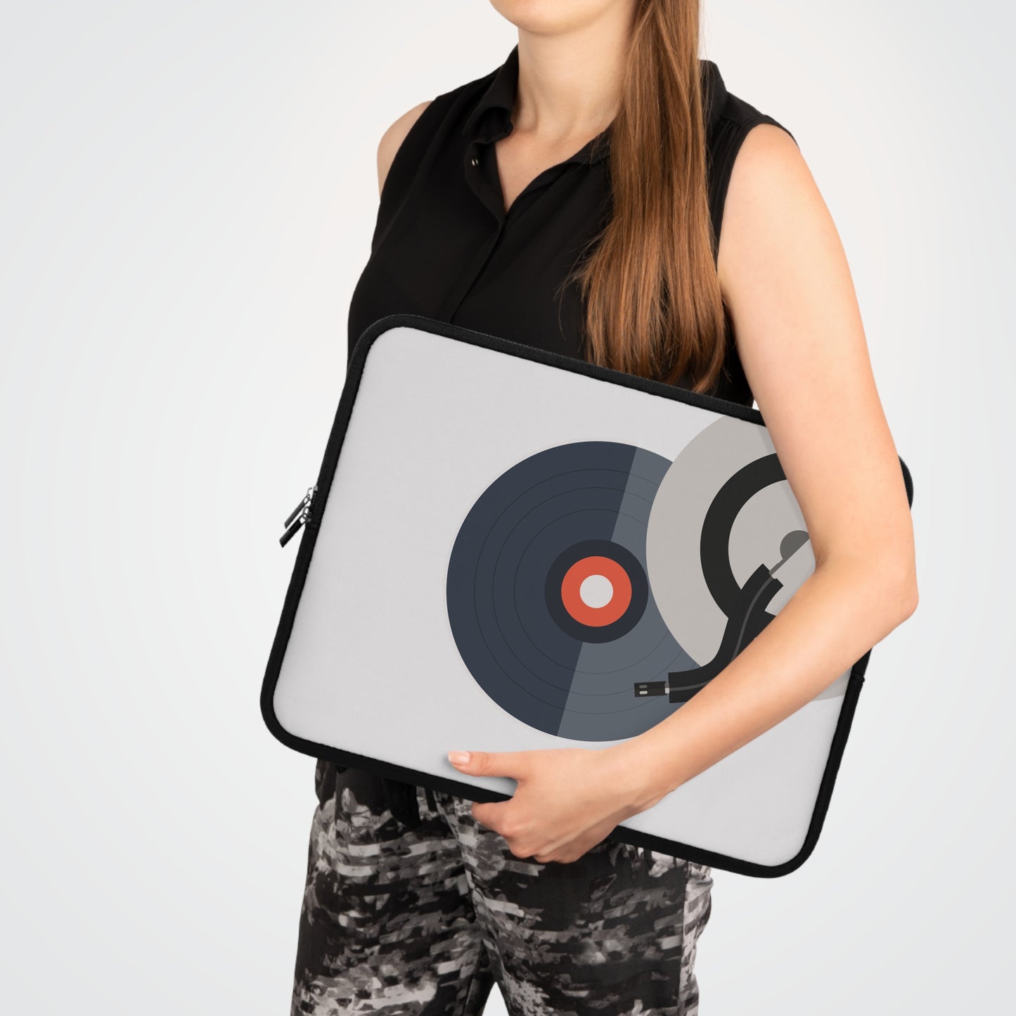 Platinum Disc Vibes | Fun & Stylish Laptop Sleeve for Music Lovers and Creatives