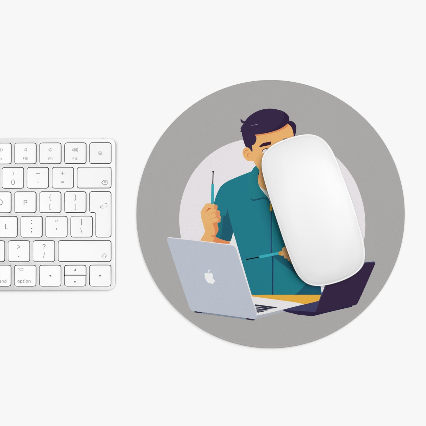 Work Mode Mouse Pad | Smooth Moves, Sharp Style | A Small Touch That Speaks Volumes