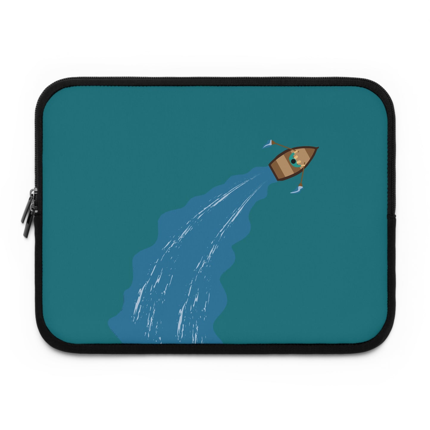 Lake Paddle Escape | Travel-Inspired Kayaking Laptop Sleeve
