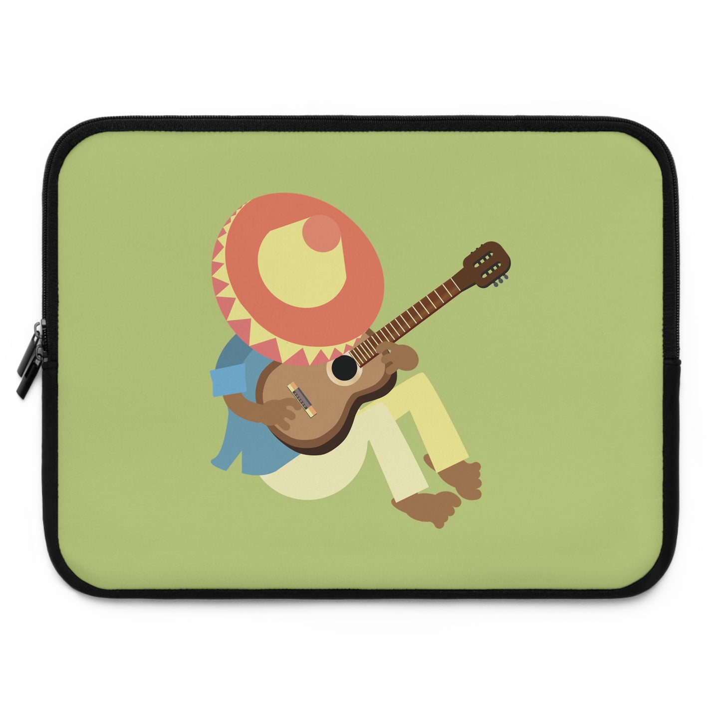 Mexican Siesta Laptop Sleeve | Sleeping Man & Chill Guitar Vibes
