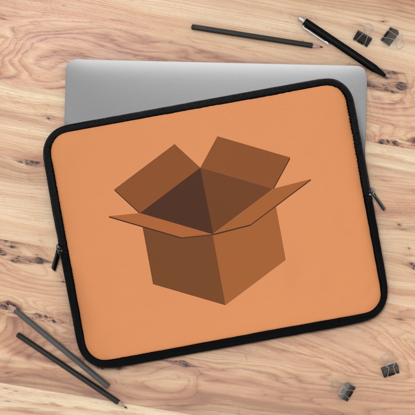 Delivery Vibes Laptop Sleeve | Shipping Parcel Inspired Modern Design