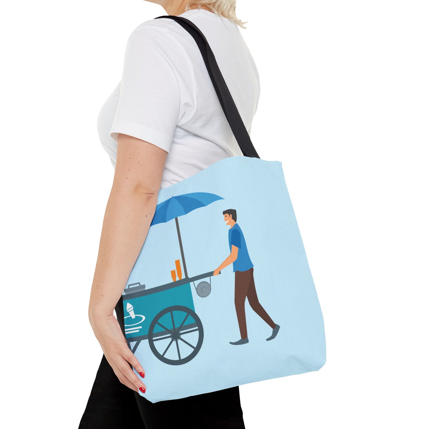 Sweet Ice Cream Ride | Fun Ice Cream Truck Tote Bag Full of Summer Vibes