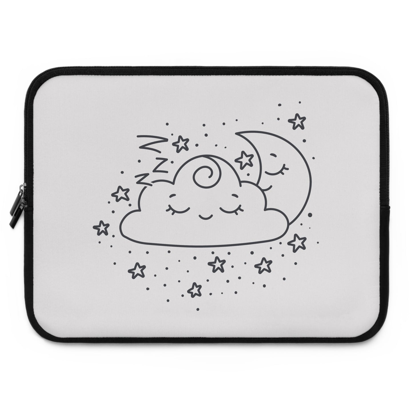 Moon & Star Night Laptop Sleeve | Dreamy Night Sky Design for Stylish Laptop Protection