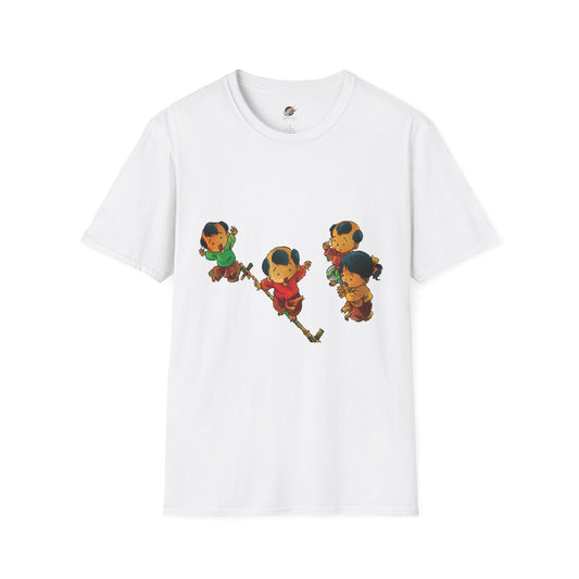 Unisex Softstyle Tee – "Cuop Co" | Vietnamese Traditional Flag-Stealing Game