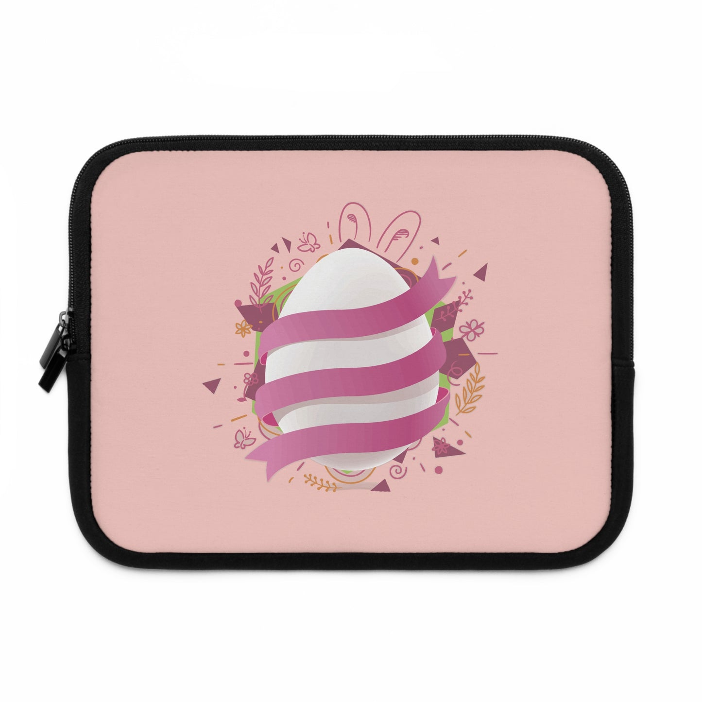 Easter Ribbon Egg Laptop Sleeve | Fun & Festive Holiday-Inspired Protective Case