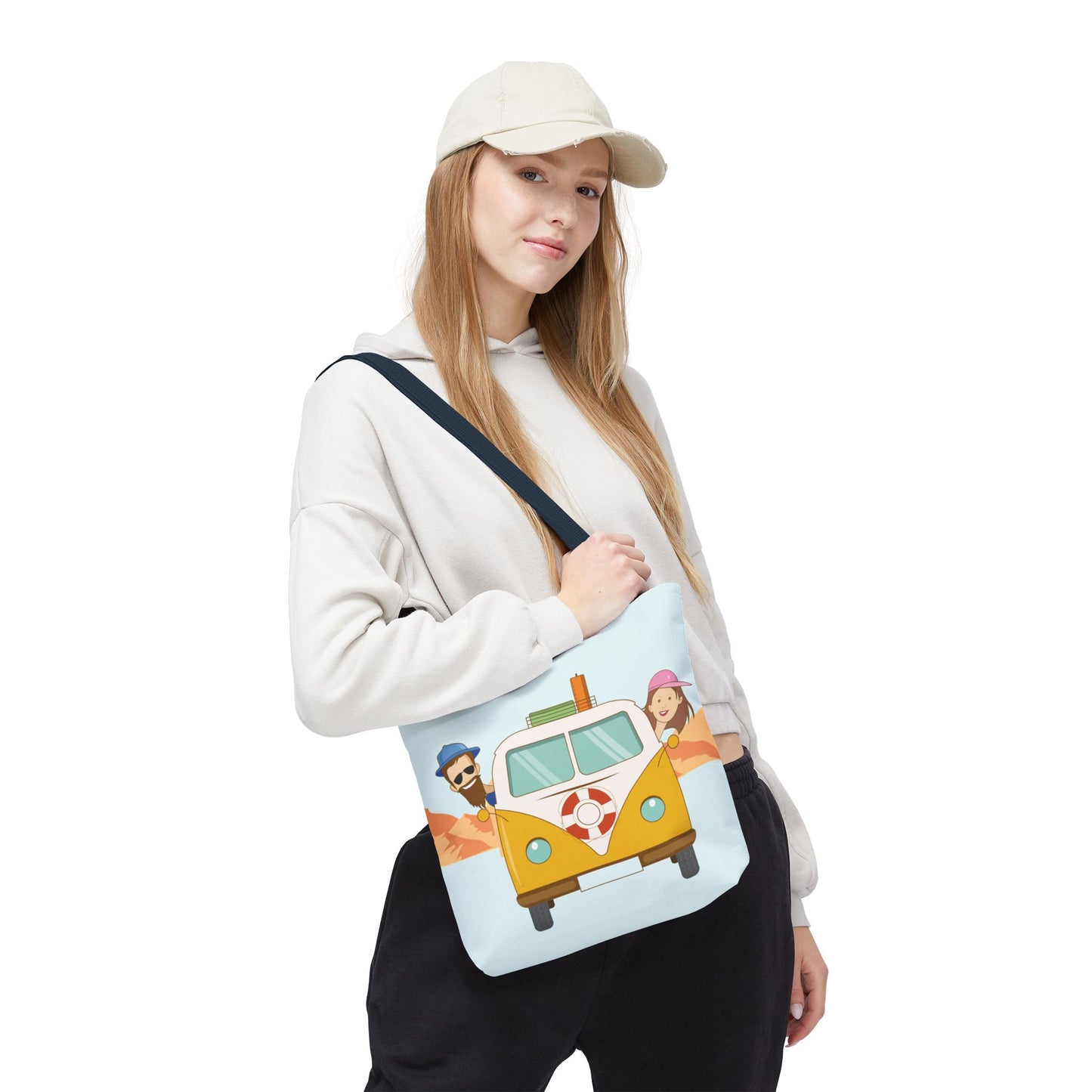 Van Life Together | Fun Road Trip Couple Tote Bag