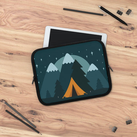 Camp Under The Stars | Nature Camping Tent Laptop Sleeve for Outdoor Lovers