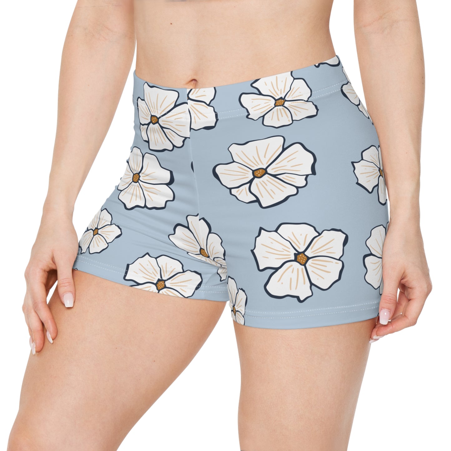 Bloom Grace | Luxury Floral Women's Shorts