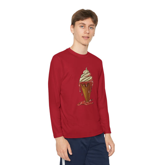 Youth Long Sleeve Tee | Melting Ice Cream Fun