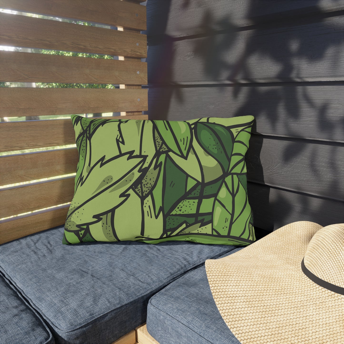 Outdoor Decorative Pillow | Autumn Leaf Glow – Cozy Fall Vibes