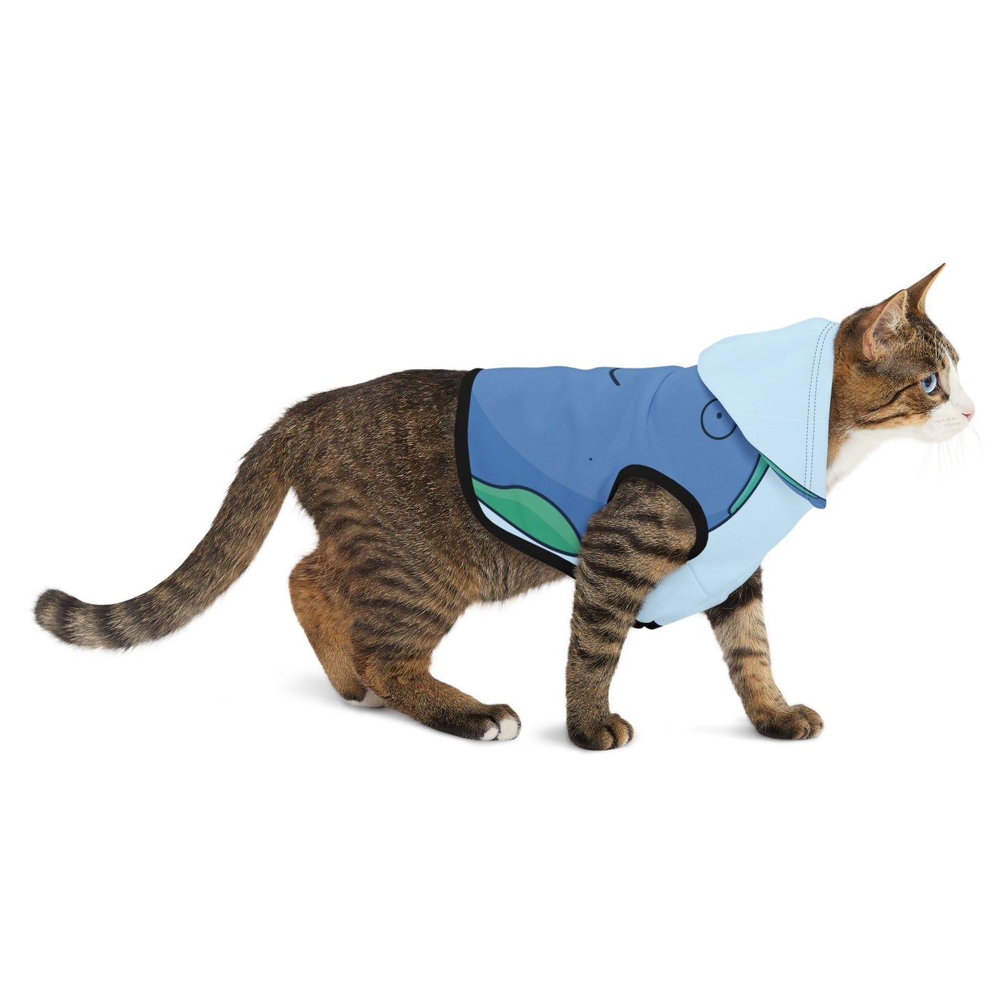 Cool Earth With Glasses | Ful & Trendy Pet Hoodie