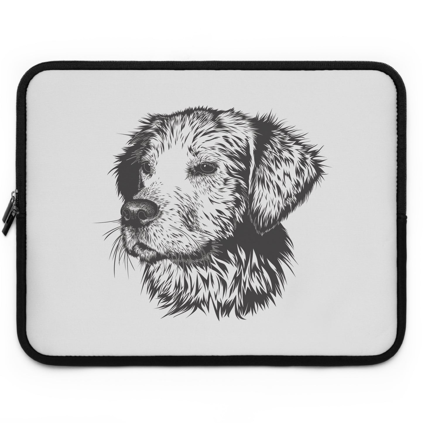 Cute Hand-Drawn Dog | Fun Laptop Sleeve for Pet Lovers & Playful Style