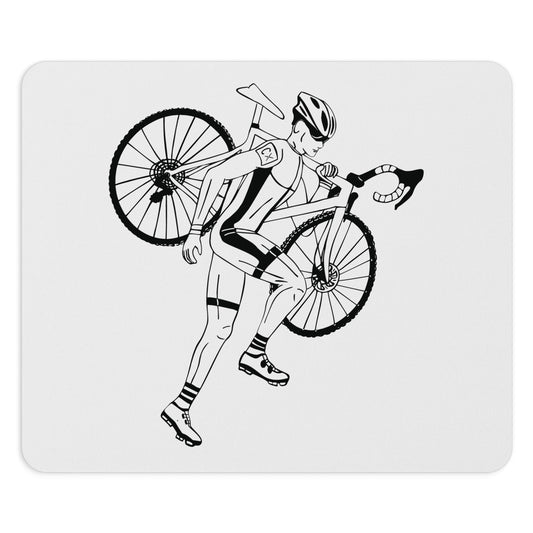 Cyclist Mouse Pad | Minimal Ride, Maximum Flow