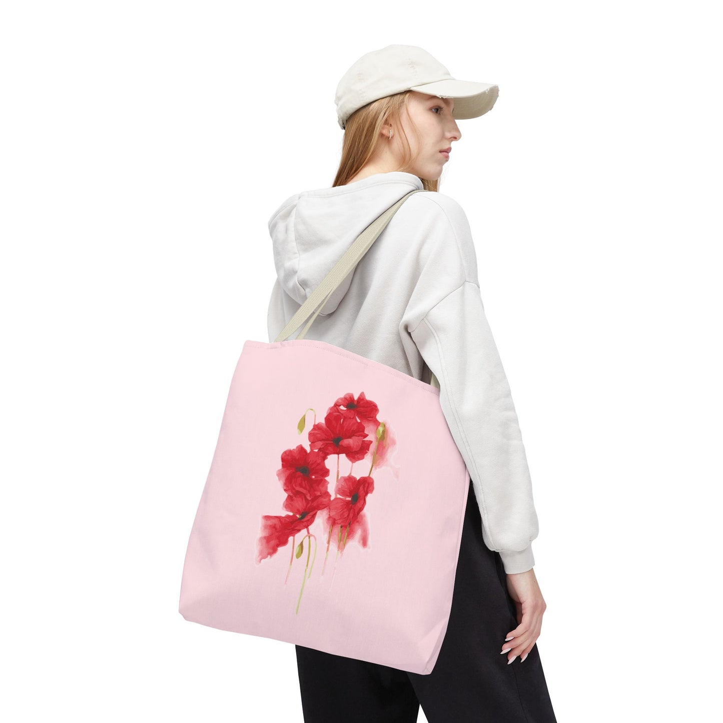 Soft Watercolor Garden | Artistic Floral Watercolor Tote Bag