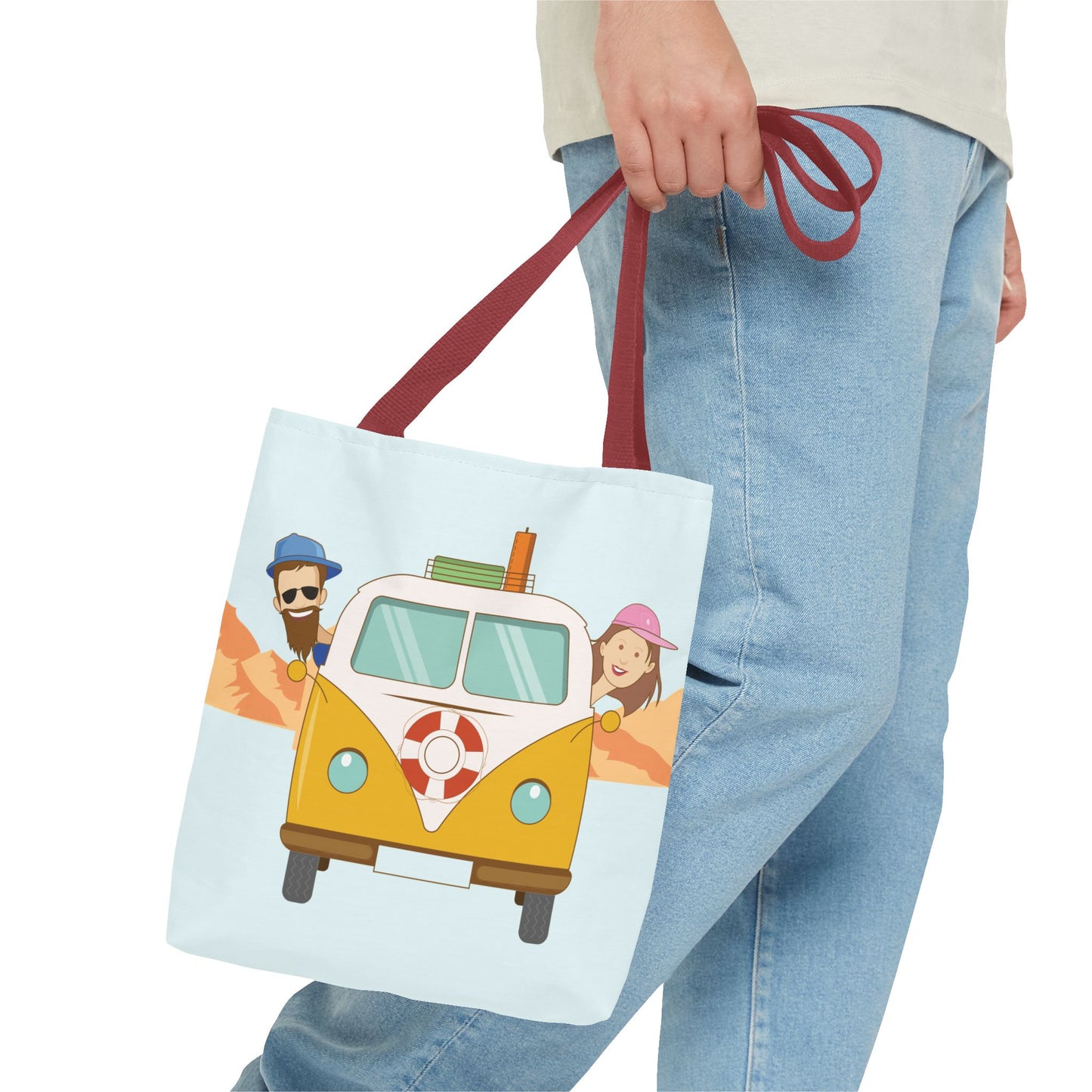 Van Life Together | Fun Road Trip Couple Tote Bag