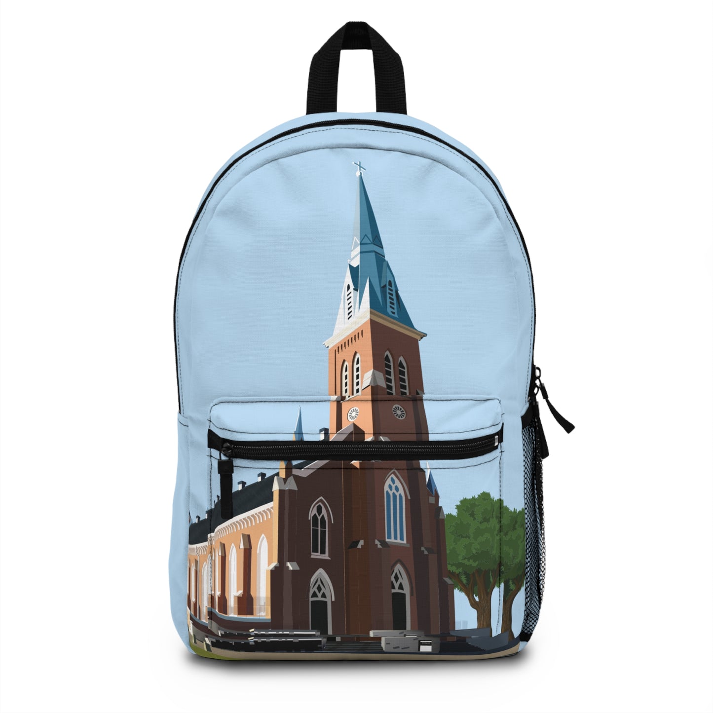 Artistic Backpack | Sacred Cathedral Scene | Faithful Journey Companion