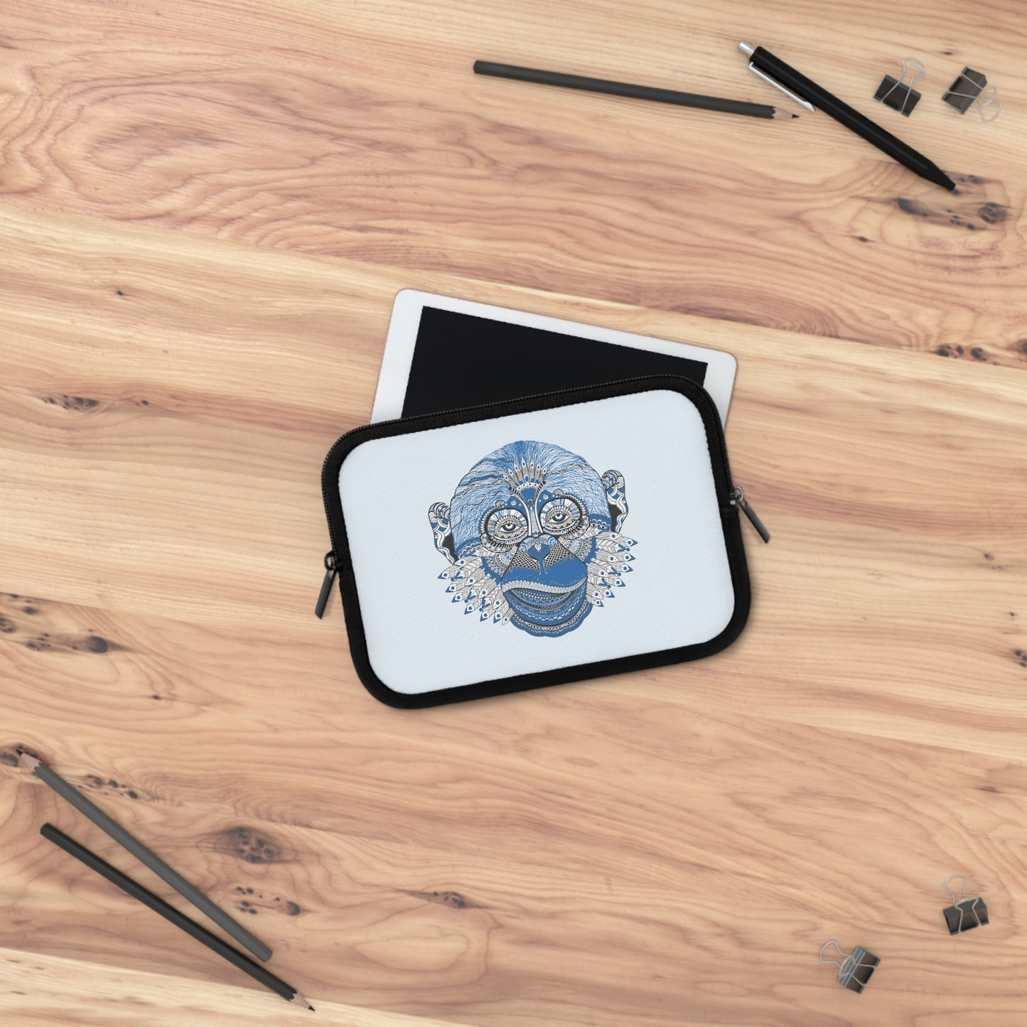 Mandala Monkey Art | Fun Art for Laptop Sleeves to Foster Creative Spirits