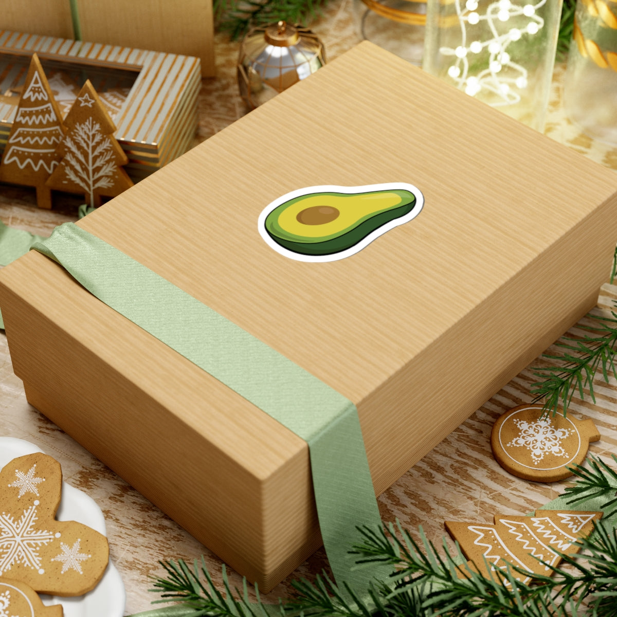 Half Avocado | Fun Kiss-Cut Sticker