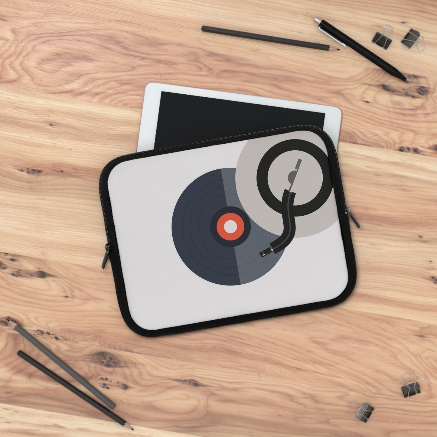 Platinum Disc Vibes | Fun & Stylish Laptop Sleeve for Music Lovers and Creatives