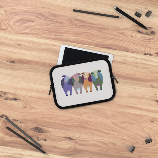 Happy Farm Cow | Cute Farm Cow Laptop Sleeve