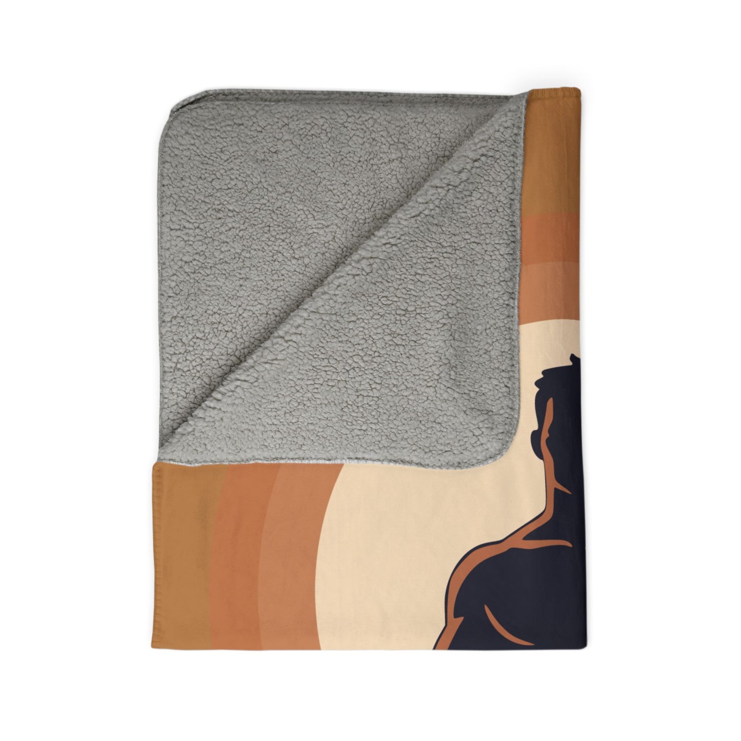 “Zen Lotus” Sherpa Blanket | Inner Peace in Every Fiber