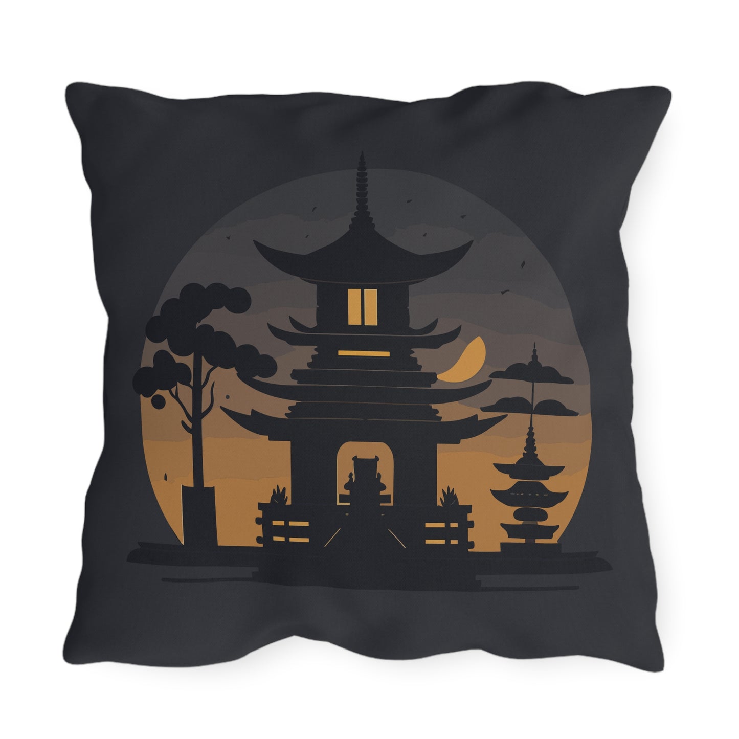 “Tibetan Light” Outdoor Pillow | Stillness in the Open Air
