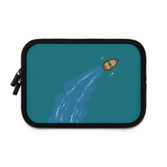 Lake Paddle Escape | Travel-Inspired Kayaking Laptop Sleeve