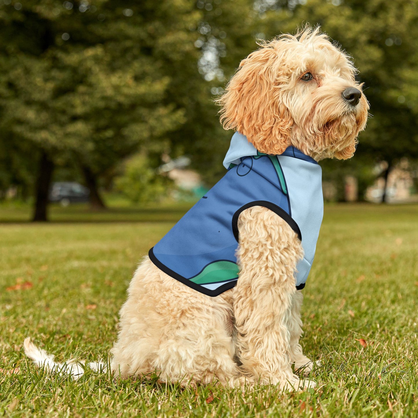 Cool Earth With Glasses | Ful & Trendy Pet Hoodie