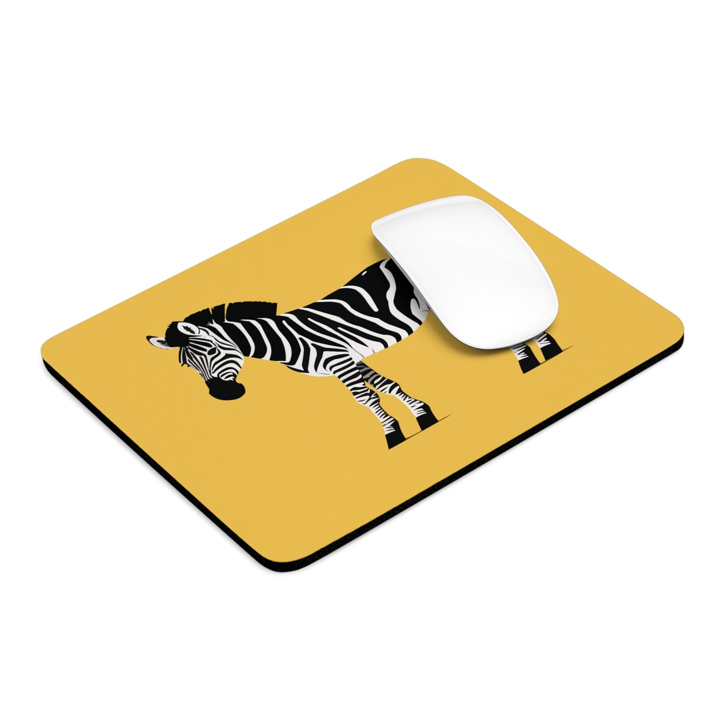 Zebra Dash Mouse Pad | Vibrant Zebra Desk Accessory