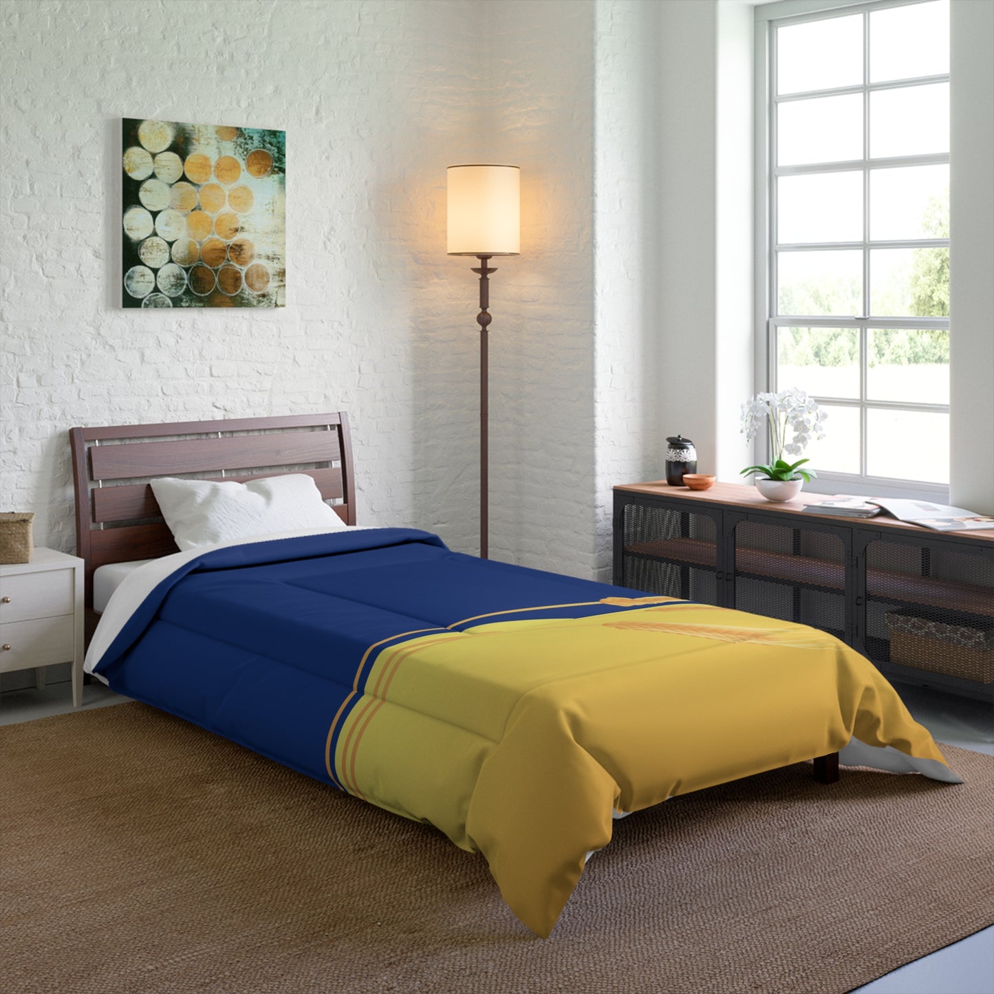 Golden Harvest Dream | Wheat Field Inspired Comforter For A Calm Bedroom