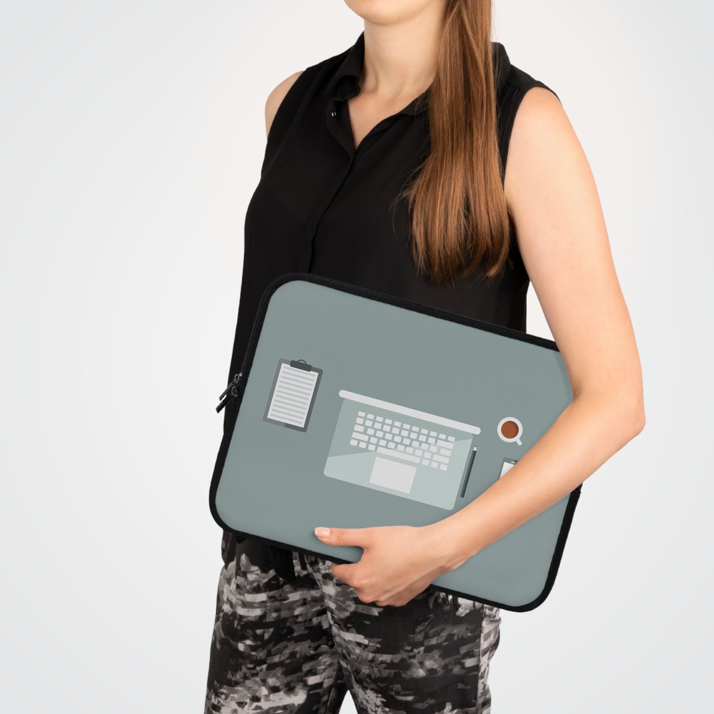 Creative Workspace Flow | Modern Workspace Inspired Laptop Sleeve for Daily Work