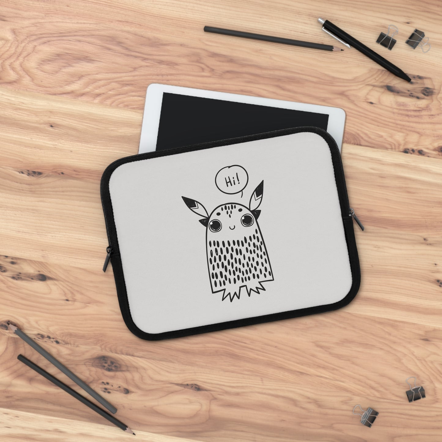 Little Monster Vibes | Cute Monster Laptop Sleeve Full of Fun