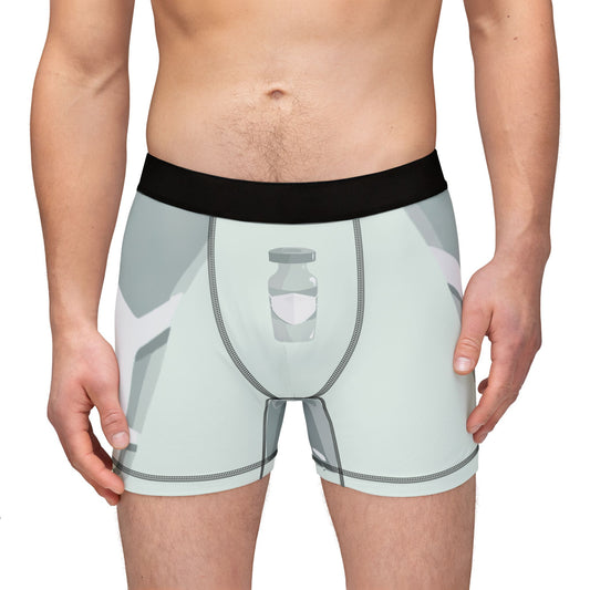Vaccine & Smile | Fun Graphic Men's Boxers With A Playful Attitude