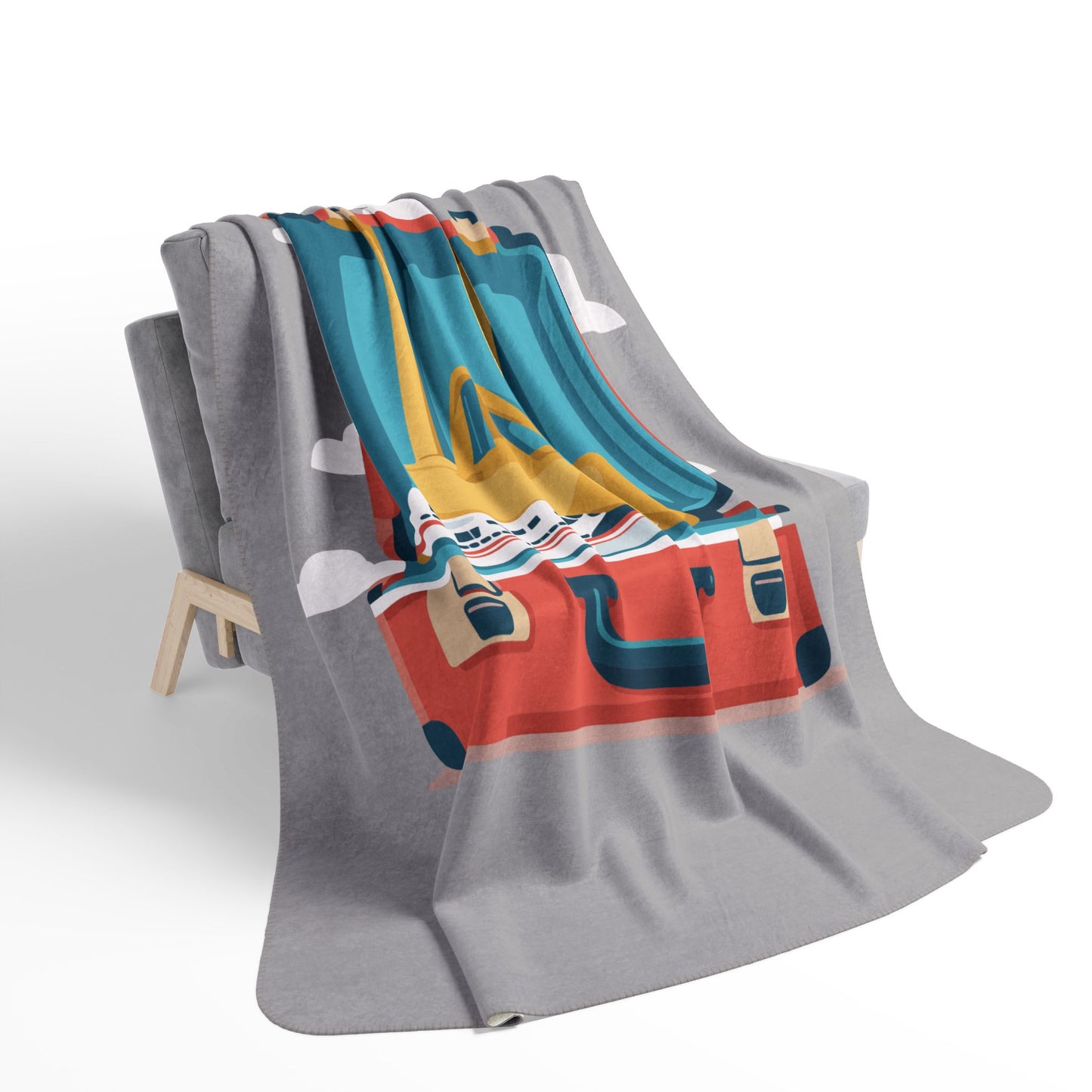 Fleece Sherpa Blanket | The Travel Suitcase