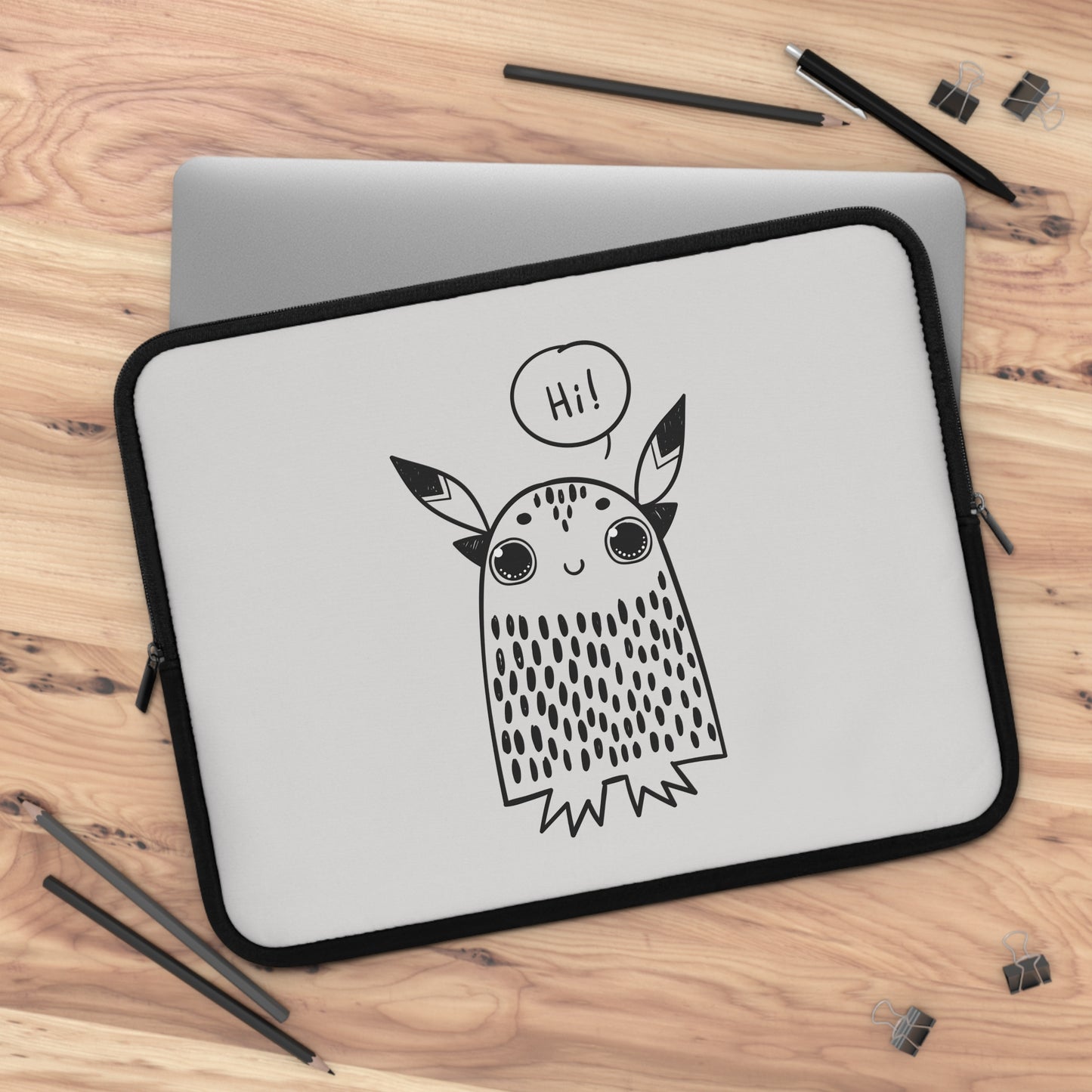 Little Monster Vibes | Cute Monster Laptop Sleeve Full of Fun