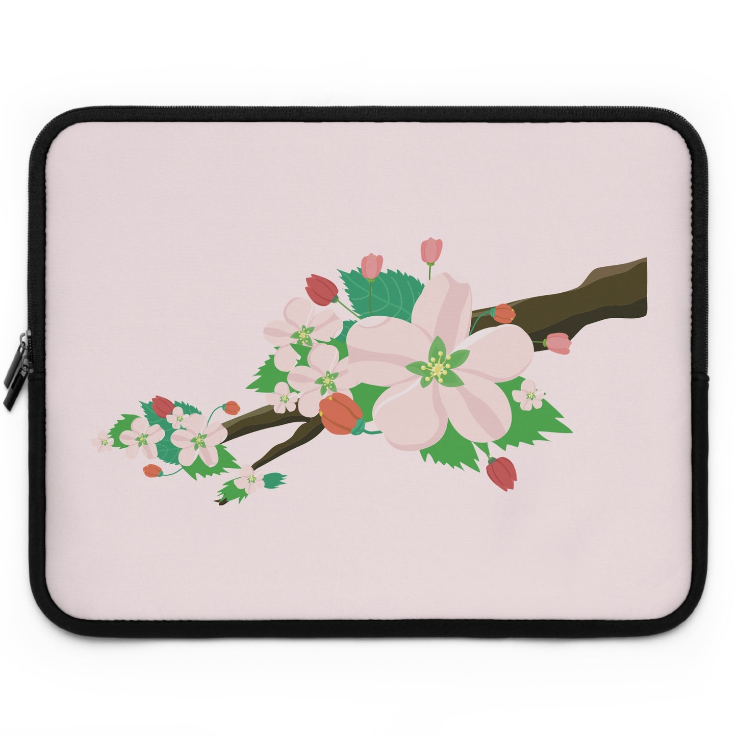 Blooming Peach Blossoms | Fun & Fresh Laptop Sleeve Full of Spring Vibes