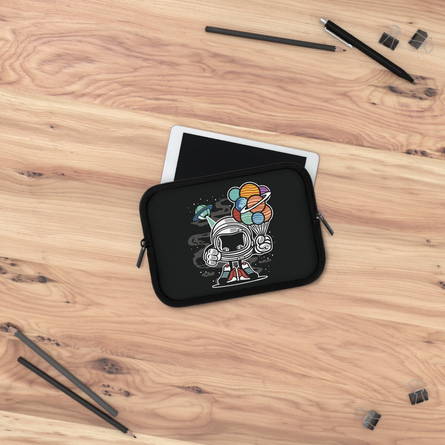 Alien Robot Vibes | Cartoon Alien Robot Laptop Sleeve