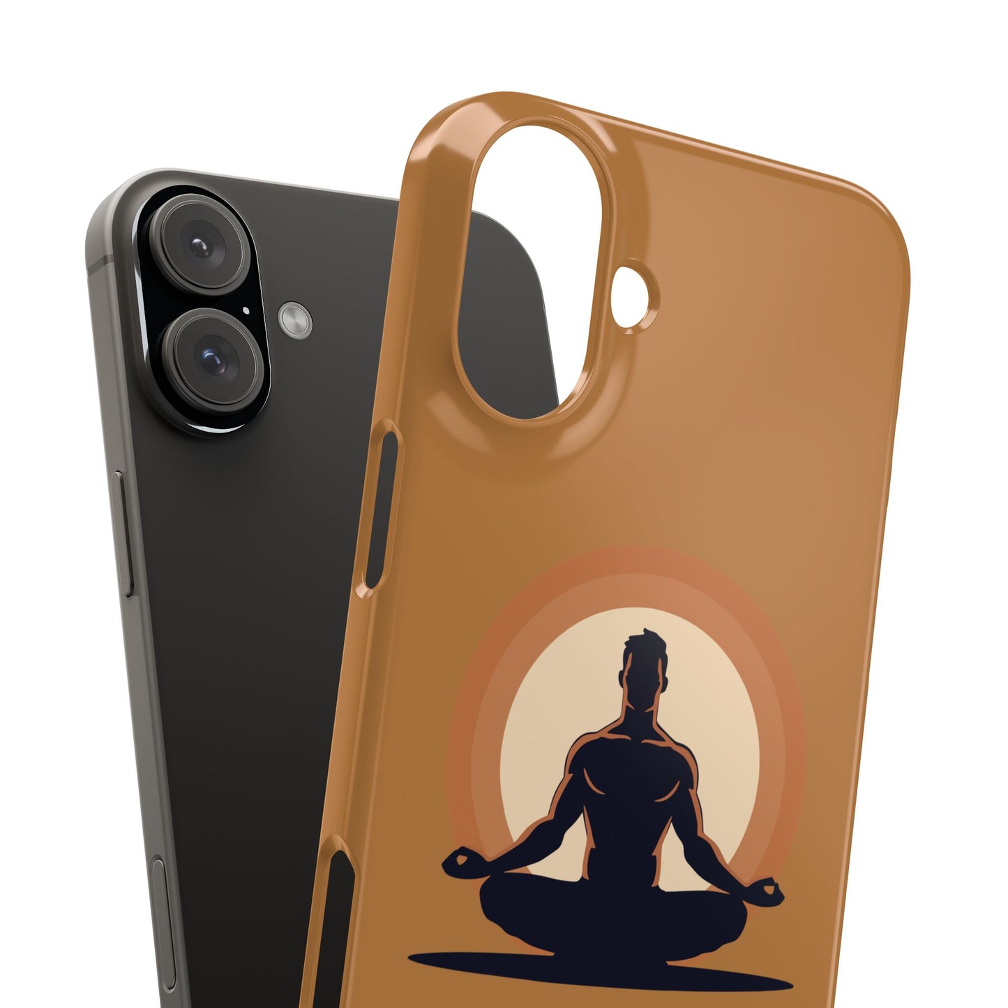 “Stillness” Phone Case | Meditative Lotus Pose Design