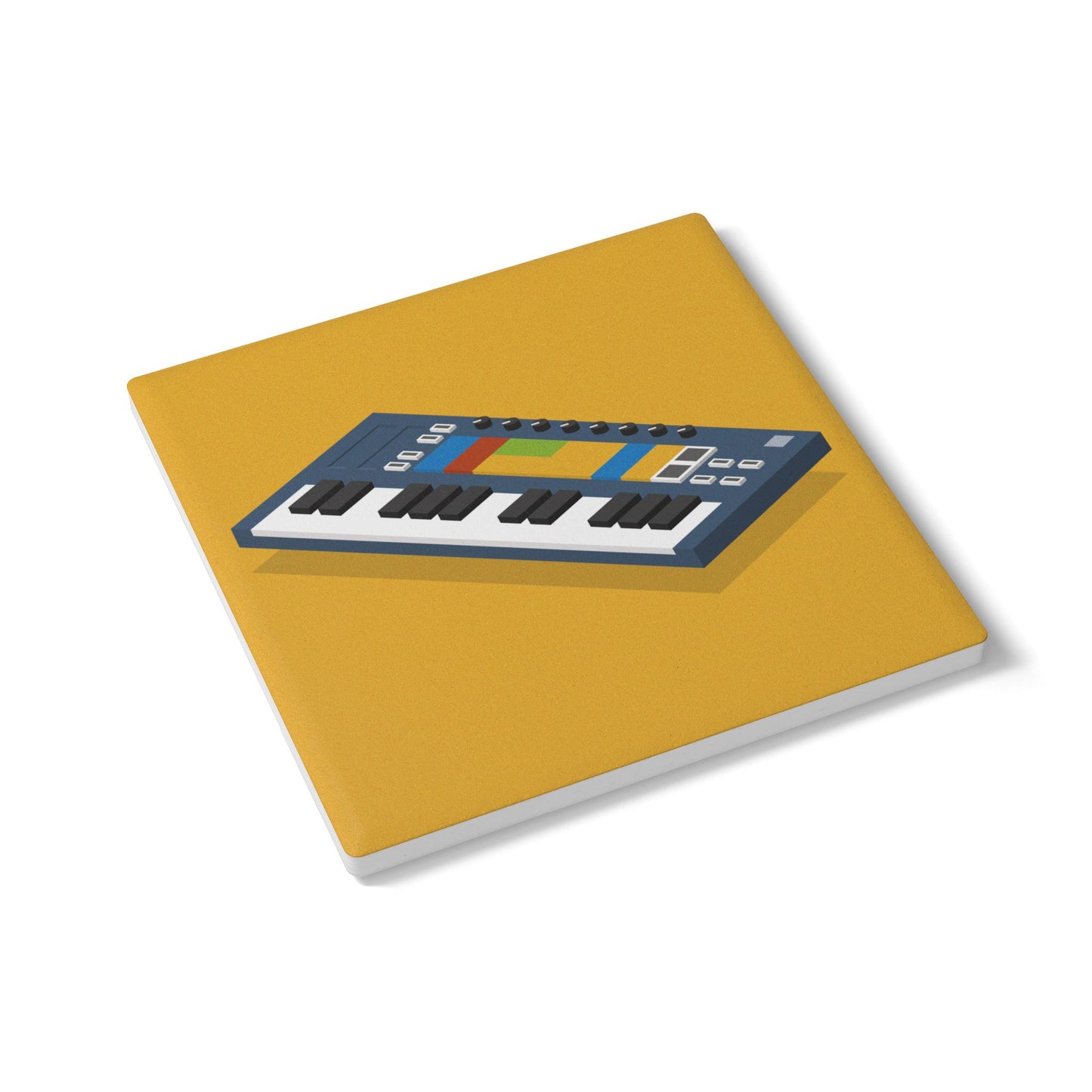 “Mix Your Mood” Ceramic Coaster | DJ-Inspired Table Style