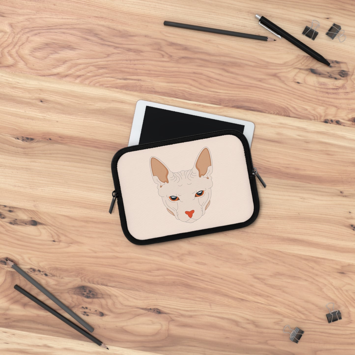 Weird Cat Mood | Quirky Cat Laptop Sleeve