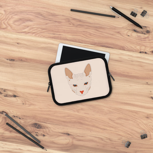 Weird Cat Mood | Quirky Cat Laptop Sleeve